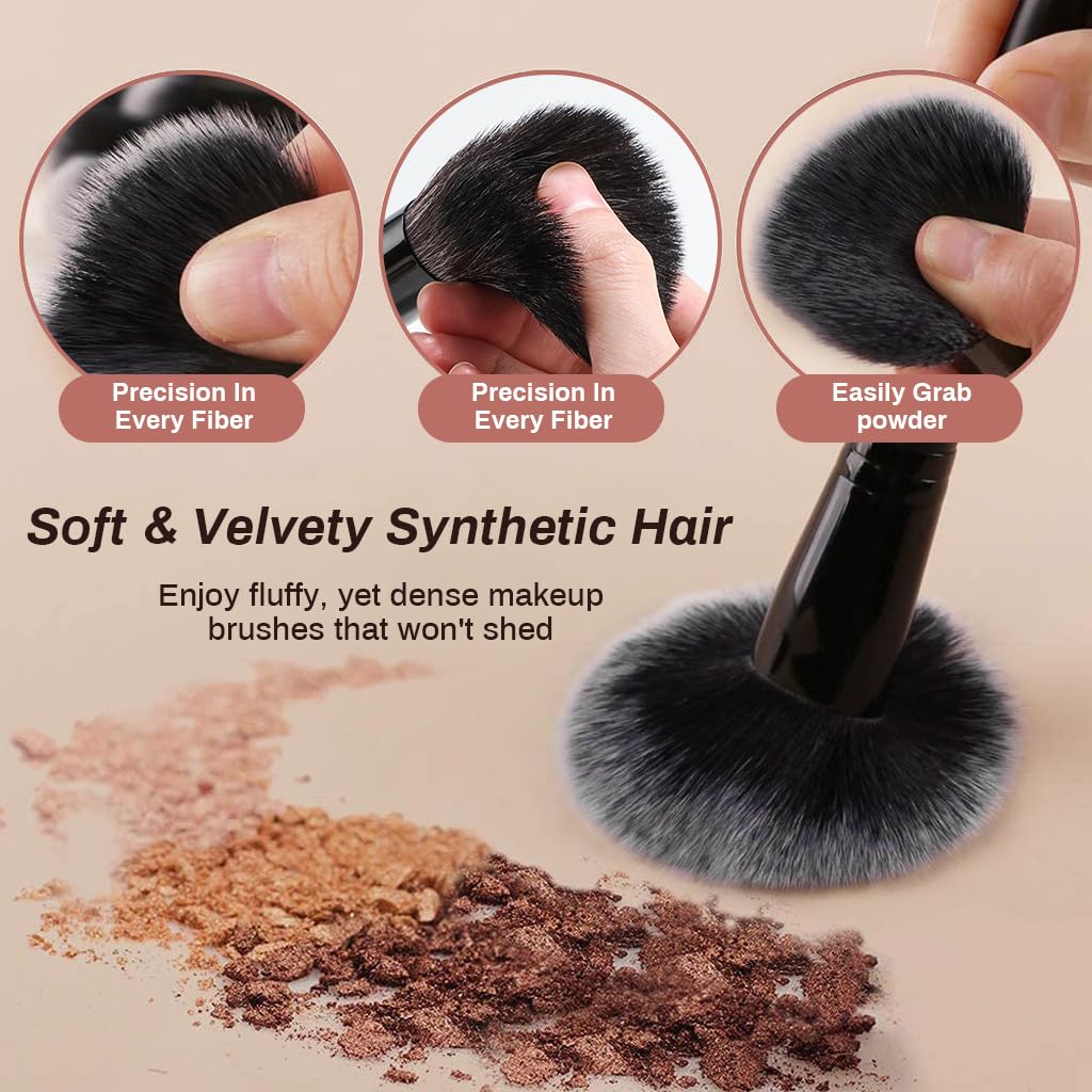 MAYCREATE Makeup Brush Set 18pcs Premium Synthetic Makeup Brushes Set Makeup Tools Full Set Makeup Brush for Beginners Makeup Artists Makeup Brush Set MAYCREATE Makeup Brush Set 18pcs Premium Synthetic Makeup Brushes Set Makeup Tools Full Set Makeup Brush for Beginners Makeup Artists Makeup Brush Set